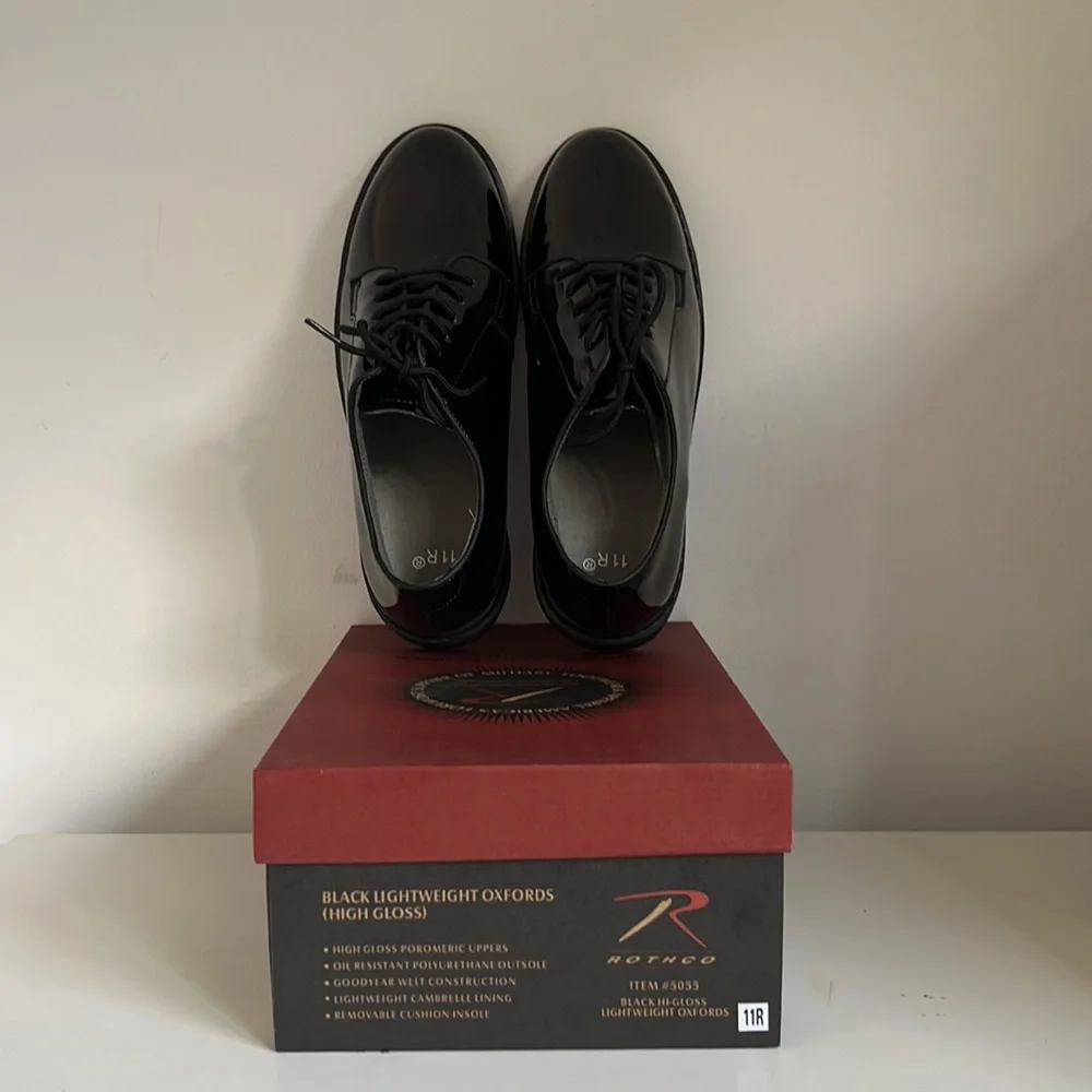 ROTHCO UNIFORM HI-GLOSS OXFORD DRESS SHOE - Picture 5 of 6